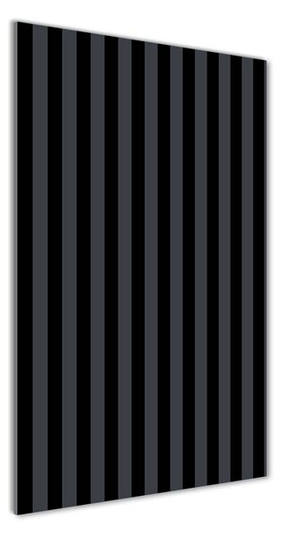 Foto obraz sklenený Čierno-šedé pásky