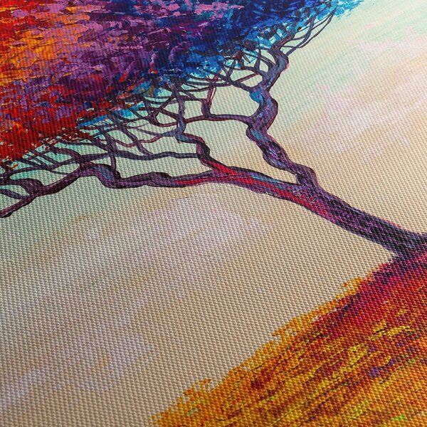 Obraz maľovaného stromu (90x60 cm)