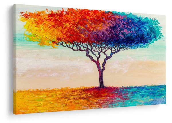 Obraz maľovaného stromu (90x60 cm)