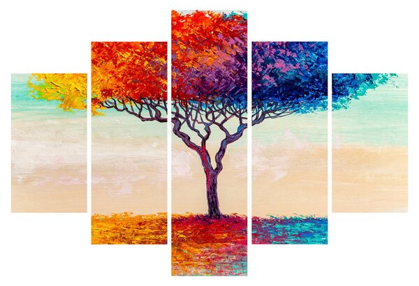 Obraz maľovaného stromu (150x105 cm)