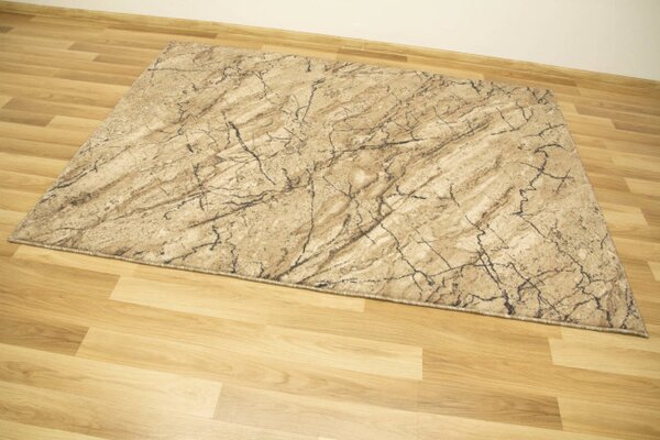 Metrážny koberec Aqua Marble 04 mramor, béžový / sivý