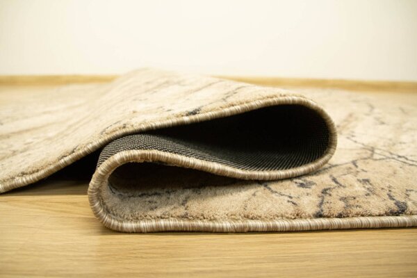 Metrážny koberec Aqua Marble 04 mramor, béžový / sivý