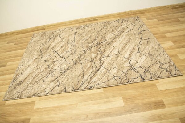 Metrážny koberec Aqua Marble 04 mramor, béžový / sivý
