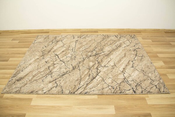 Metrážny koberec Aqua Marble 04 mramor, béžový / sivý