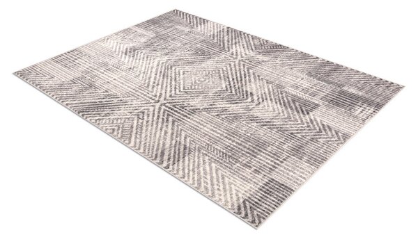 Koberec ANGEL 7890 / 52042 rybia kosť, chevron béžový / sivý