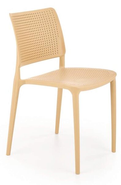 Záhradná stolička K514 - oranžová