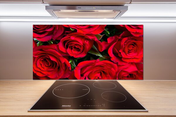Panel do kuchyne Červené ruže pl-pksh-100x50-f-76865971