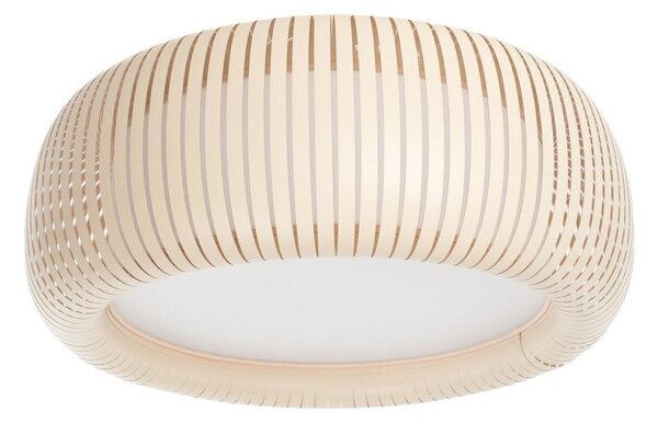 Stropné svietidlo STRIPES 2xE27/40W/230V priemer 55 cm krémová/biela
