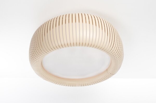 Stropné svietidlo STRIPES 2xE27/40W/230V priemer 55 cm krémová/biela