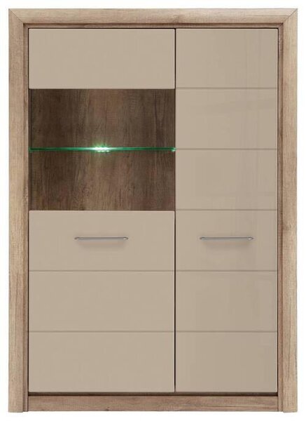 KOMODA, farba duba, piesková, 98,5/138/40 cm - Komody, Online Only