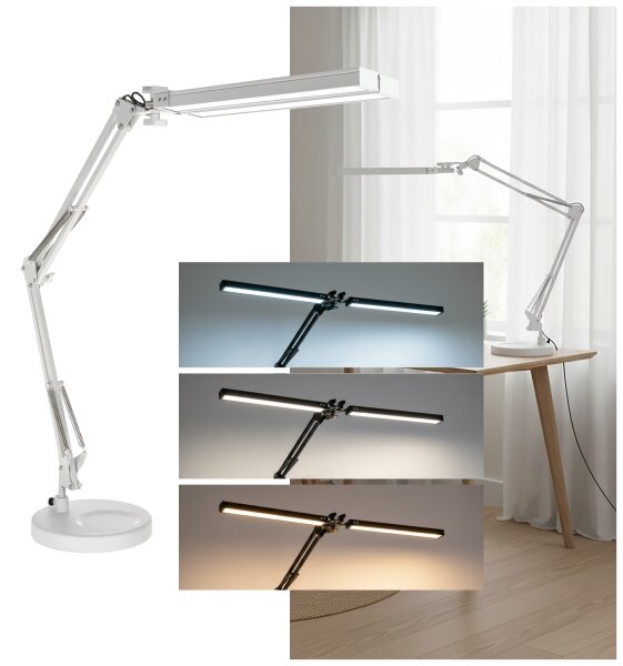 Brilagi - LED stmievateľná stolná lampa VARIO LED/15W/230V 3000-6000K biela