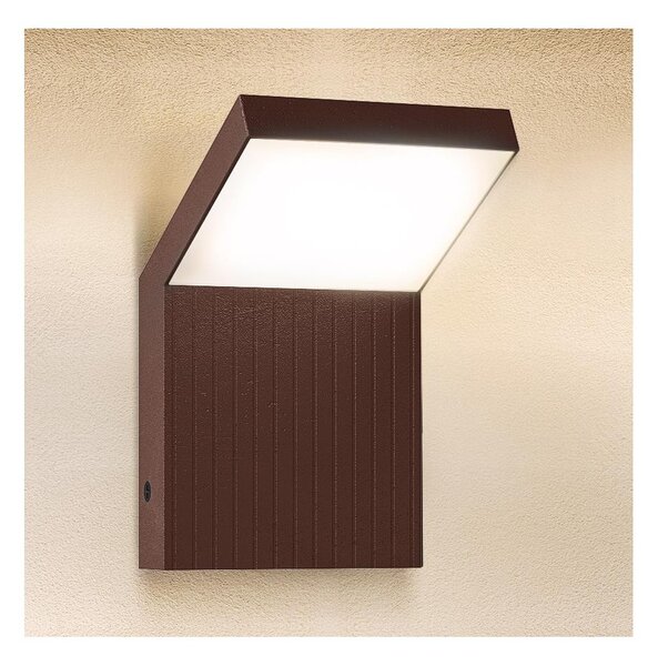 Brilagi - LED vonkajšie nástenné svietidlo RIANO LED/8W/230V hnedé IP65