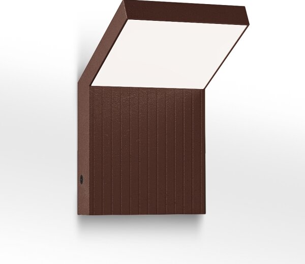 Brilagi - LED vonkajšie nástenné svietidlo RIANO LED/8W/230V hnedé IP65