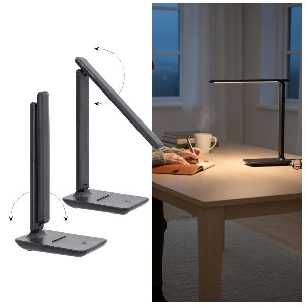 Brilagi -LED Stmievateľná stolová lampa MODO LED/7W/230V 3000/4000/6500K antracit