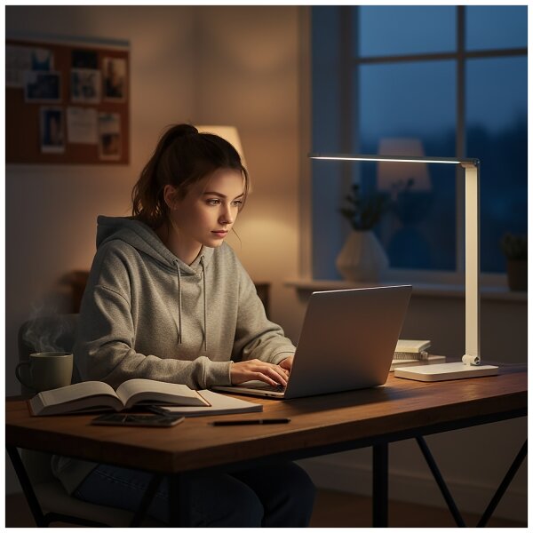 Brilagi - LED stmievateľná dotyková stolná lampa s bezdrôtovým nabíjaním QI LED/7W/5V 3000/4000/6000K biela