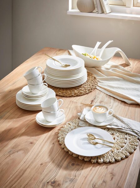 KOMBINOVANÝ SERVIS Basic White 30-dielne Villeroy & Boch - Jedálenské sety