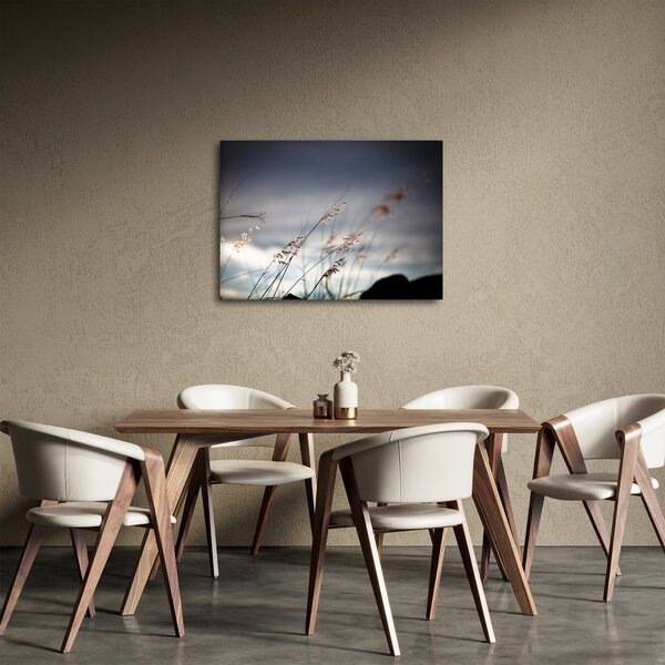 Obraz - Lúčne kvety pri jazere (70x50 cm)