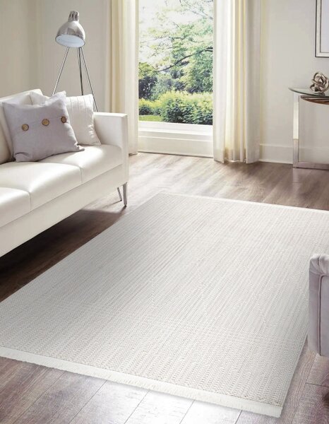 Koberec NANO EM52A romby, biely