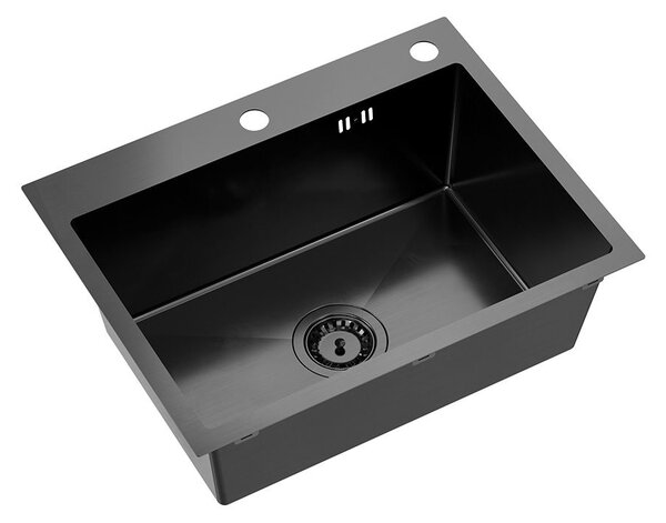 Oceľové umývadlo LUKE 110 WORKSTATION Black