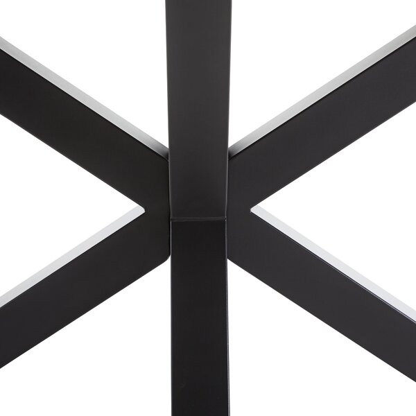 JEDÁLENSKÝ STÔL, čierna, tmavosivá, 200/100/75 cm P & B - Stoly, Online Only