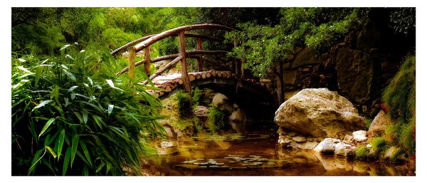 Obraz - Most cez riečku (120x50 cm)