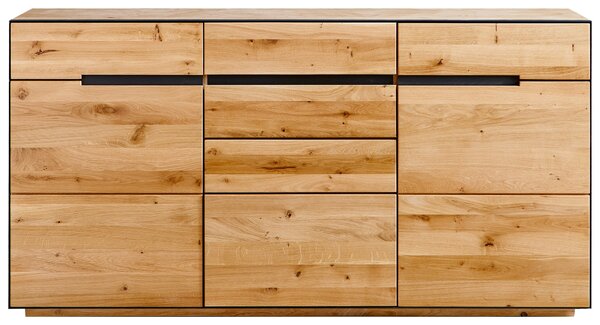 ŠIROKÁ KOMODA, divoký dub, farba duba, 165/85/42 cm Linea Natura - Komody
