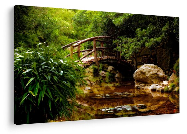 Obraz - Most cez riečku (90x60 cm)