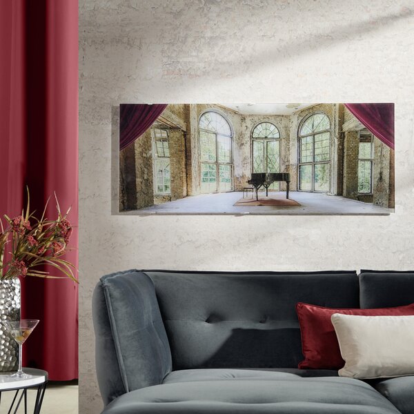 SKLENENÝ OBRAZ, architektúra, 125/50/1,40 cm Euroart - Obrazy