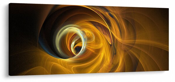 Obraz - Abstrakcia v pohybe (120x50 cm)