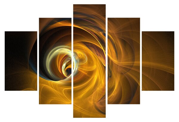 Obraz - Abstrakcia v pohybe (150x105 cm)
