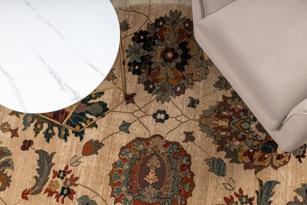 Koberec SUPERIOR LATICA krémový kruh