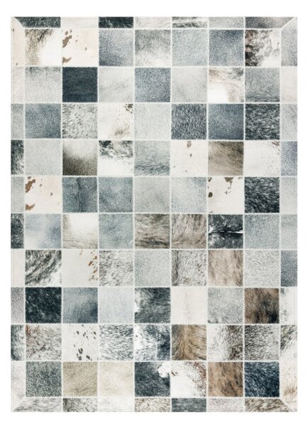 Koberec PATCHWORK 21716 béžový - imitácia kože krava