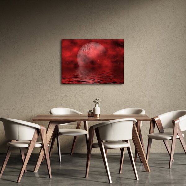 Obraz - Mesiac na hladine (70x50 cm)