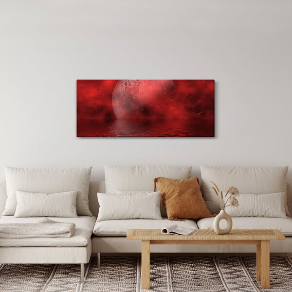 Obraz - Mesiac na hladine (120x50 cm)