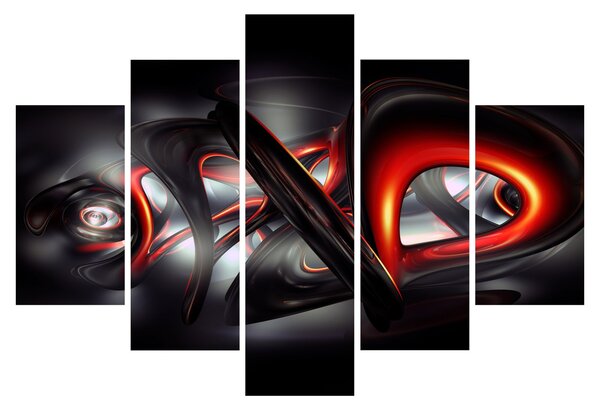 Obraz abstrakcie (150x105 cm)
