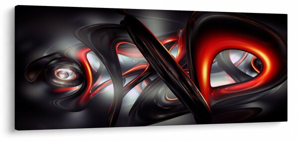 Obraz abstrakcie (120x50 cm)