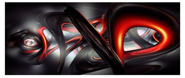 Obraz abstrakcie (120x50 cm)