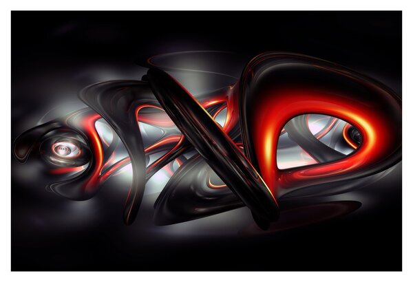 Obraz abstrakcie (90x60 cm)