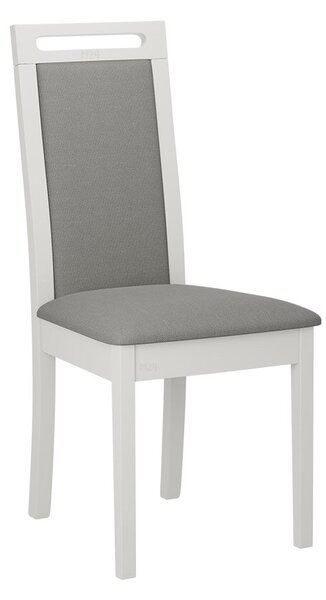 Čalúnená jedálenská stolička Heven VI, Morenie: biela, Poťahové látky: Hygge D91 Mirjan24 5903211285486