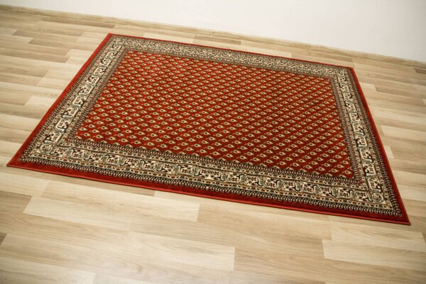 Koberec Afgan 3642B ornamentový červený / krémový