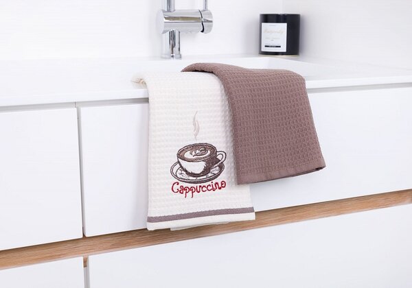 Kuchynské utierky Cappuccino