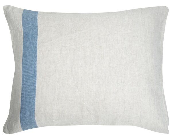 Ľanová obliečka na vankúš Usva 50x60, ľan-modrá