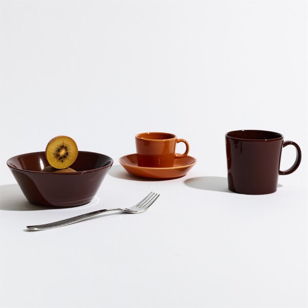 Iittala Hrnček Teema 0,3l, kávovo hnědý