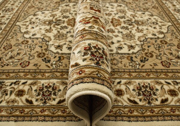 Koberec Super Rose 3792A ornament kvetinový krémový / béžový