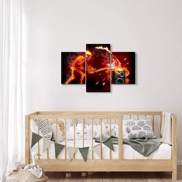 Obraz - Hudba v plameňoch (90x60 cm)