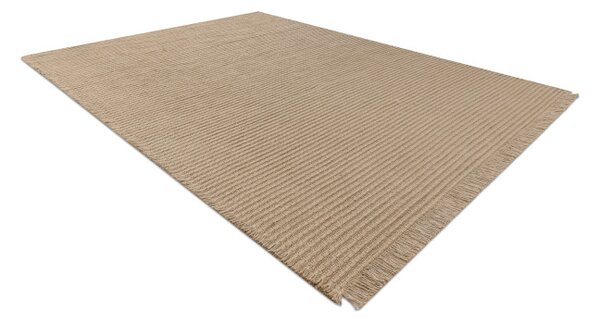 Koberec JUTE 3651 so strapcami, tmavobéžový