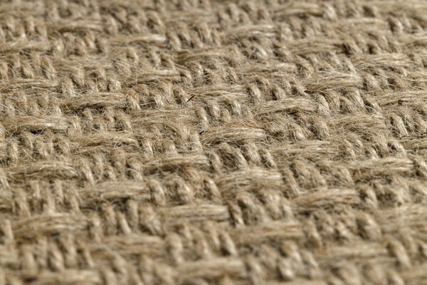 Koberec JUTE 3731 so strapcami, tmavobéžový