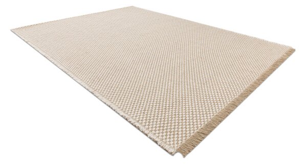 Koberec JUTE 3731 so strapcami, krémový / béžový