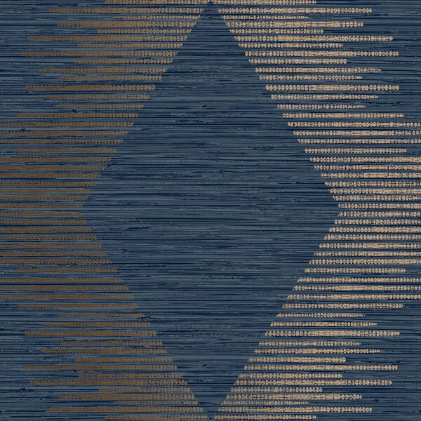 Modrá geometrická vliesová tapeta, 120721, Vavex 2025