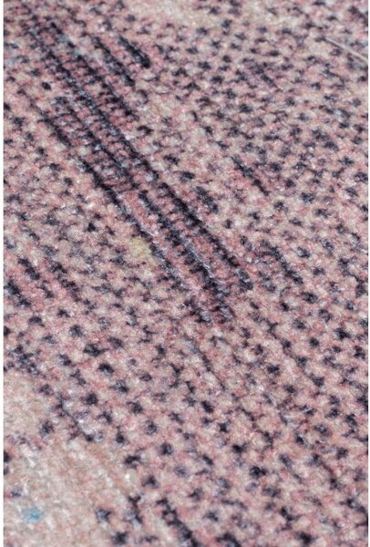 Modro-fialový umývateľný koberec s prímesou recyklovaných vlákien 80x150 cm Reid – Flair Rugs